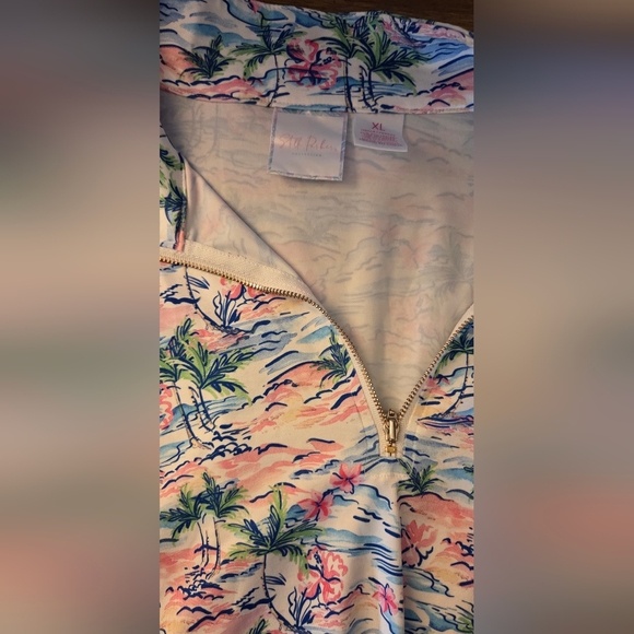 Multicolor Palm Print Pullover - Picture 2 of 2